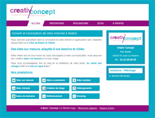 Tablet Screenshot of creativ-concept.fr